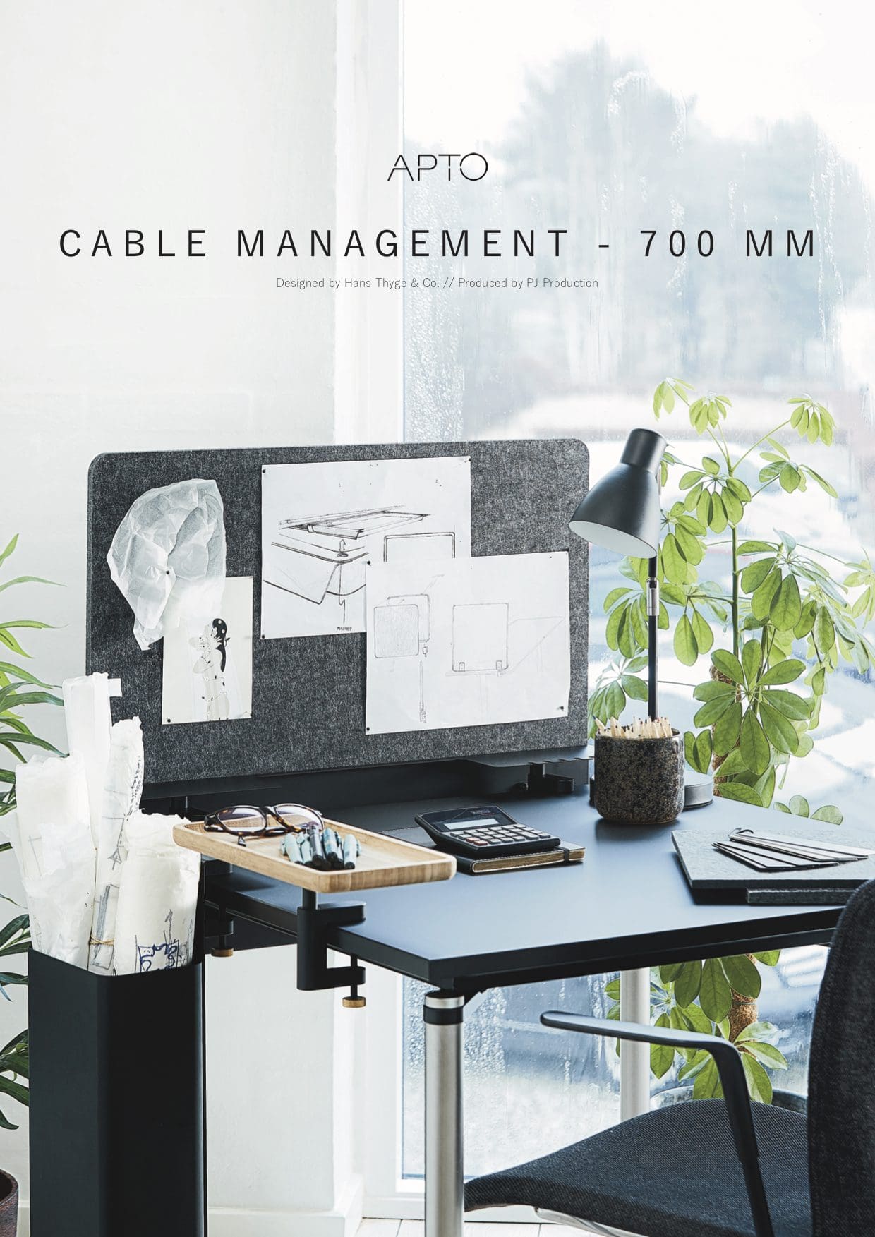 Produkt blad Cable Management 700 mm  ENG