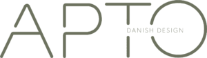 APTO logo with Danish Design kaki