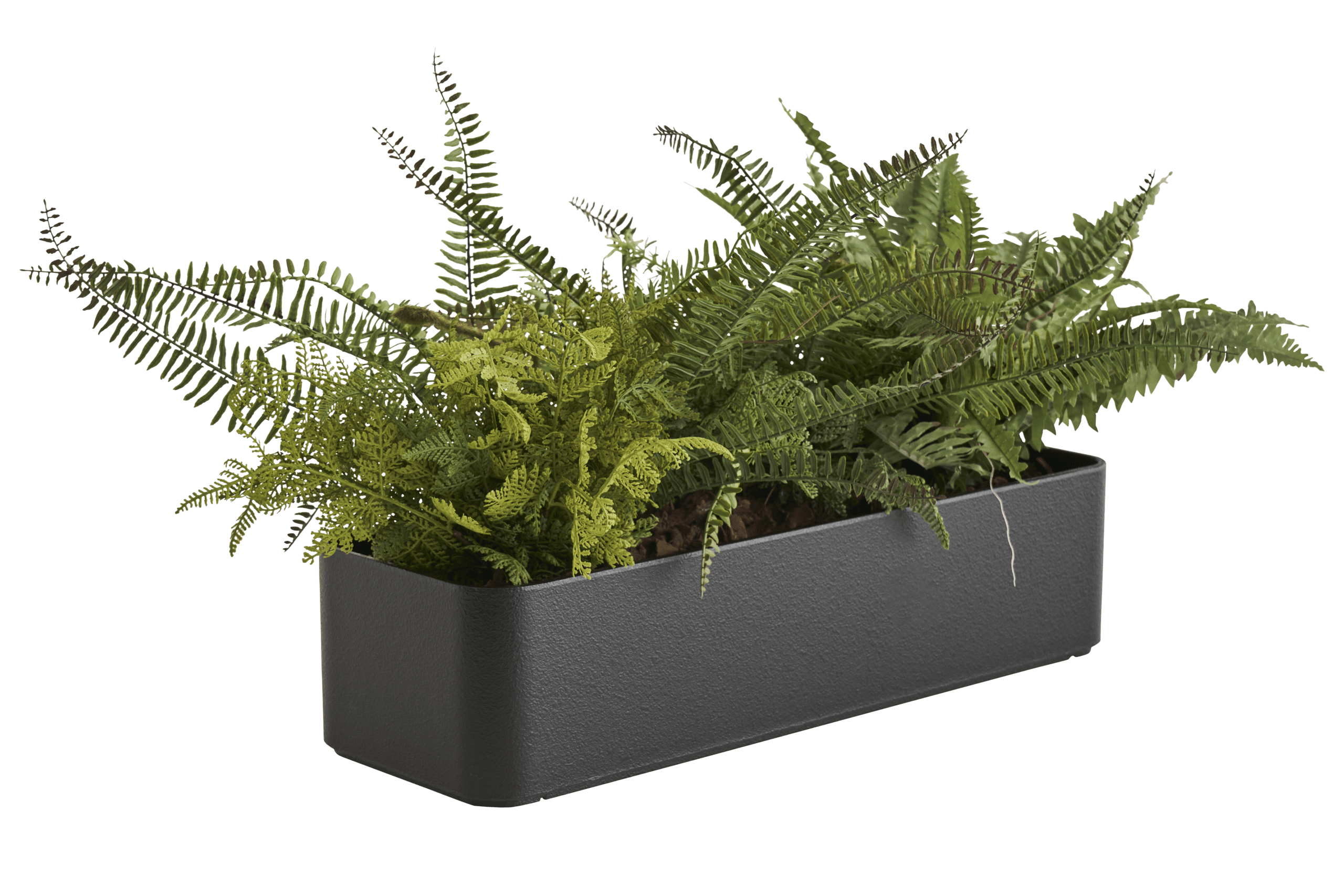 6000 0443 Flower Box Recycled with artficial plants